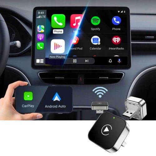 Adapter Bezprzewodowy CarPlay Android Auto iPhone iOS WiFi Bluetooth 5GHz na Arena.pl