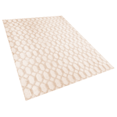 Dywan wiskozowy 160 x 230 cm beżowy CIZRE