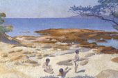 Plakat 91,5x61cm Beach at Cabasson,  Henri-Edmond Cross do Salonu
