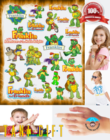 Duży Zestaw Mega Tatuaży zmywalnych - Franklin