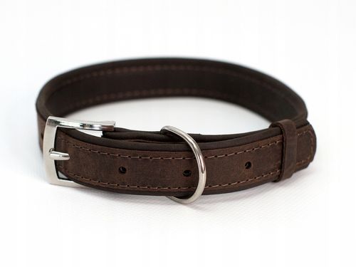 Obroża dla psa z identyfikatorem DBrown rozmiar M na Arena.pl