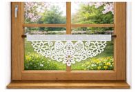 N14 Zazdrostka lambrekin firana kuchenna święta Wielkanoc wiosna 60x30 biel