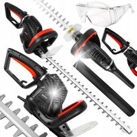 NOŻYCE DO ŻYWOPŁOTU ELEKTRYCZNE PRZYCINANIA CIĘCIA GAŁĘZI LASER 61CM 1800W