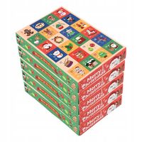 KALENDARZ ADWENTOWY DO ŚWIĄT PUSTE PUDEKA PAPIEROWE DO WYPEŁNIENIA DIY 5SZT