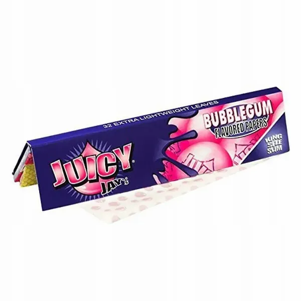 Bibułki Juicy Jay's Bubblegum King Size Slim zdjęcie 1
