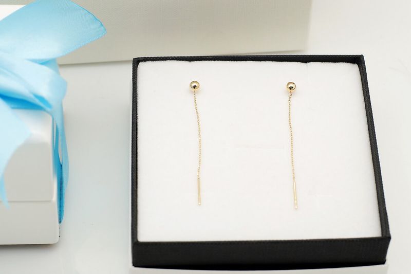 Złote kolczyki Staviori zdjęcie 3