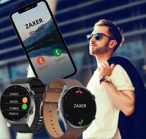 ZEGAREK SMARTWATCH DLA CHŁOPAKA CHŁOPCA ELEGANCKI NOWOCZESNY NA PREZENT na Arena.pl