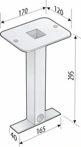Elektryczny Słupek Ogrodowy z Gniazdami Zasilający zdjęcie 4