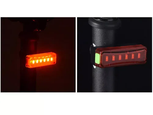 Tylna lampka rowerowa oświetlenie led usb roweru na Arena.pl
