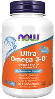 NOW FOODS Ultra Omega 3-D (90 kaps.)