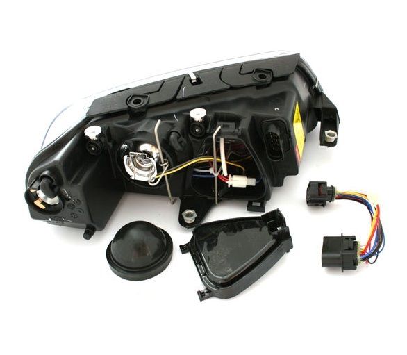 LAMPY REFLEKTORY DO VW PASSAT B5 FL 3BG Od 2000 DO 2005 Roku RINGI SOCZEWKI zdjęcie 3