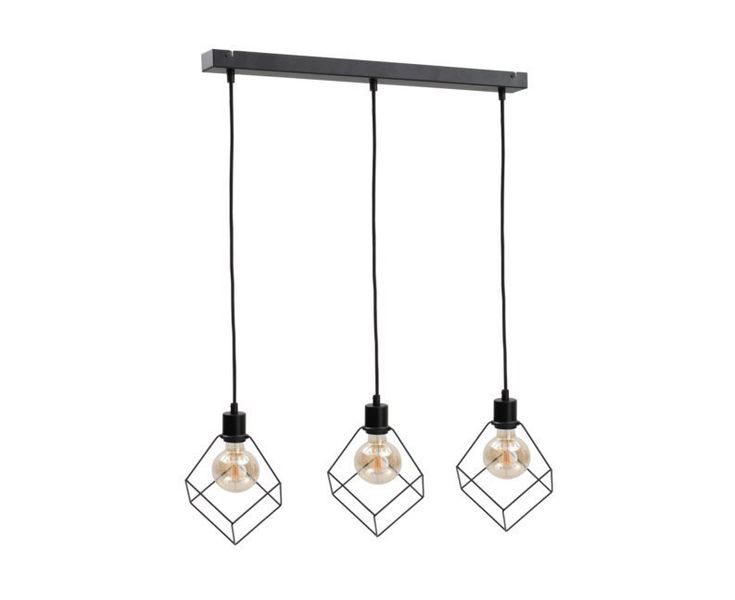 Lampa wisząca 3xE27 RUBEN BLACK zdjęcie 1
