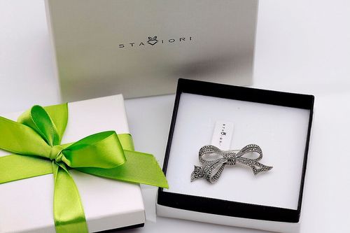 Srebrna broszka RDM2851 - Markazyty na Arena.pl