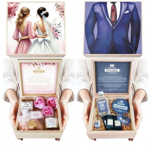PODZIĘKOWANIE DLA ŚWIADKÓW BOX DLA ŚWIADKA I ŚWIADKOWEJ PREZENT DLA ŚWIADKA na Arena.pl