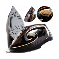 ŻELAZKO PAROWE MOCNE 3000W CERAMICZNE STRAŻAK ANTI-DRIP ANTI-CALC RĘCZNE