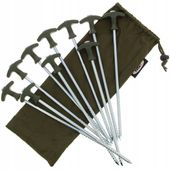 Szpilki Śledzie do namiotu LONG 10 szt + worek NGT