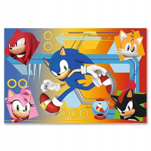 Puzzle 60 Sonic W Akcji 17387 zdjęcie 3