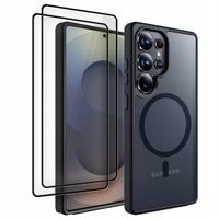 2 x MATOWE ETUI CASE OBUDOWA SZTYWNE MAGSAFE NA GALAXY S25 ULTRA + 2-PAK SZ