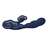 sky by ave alto l rabbit vibrator blue - zaawansowany model, 7 trybow
