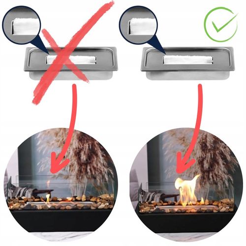 WKŁAD DO BIOKOMINKA MATA CERAMICZNA WEŁNA WATA BIO KOMINEK 20 x 30 CM na Arena.pl