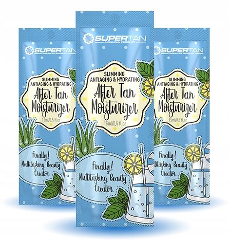 SUPERTAN AFTER TAN BALSAM DO OPALANIA X 10 SZT zdjęcie 1