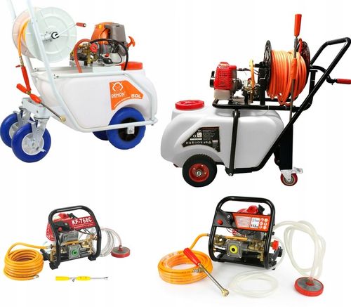 LANCA Z DYSZĄ DO OPRYSKIWACZA SPALINOWEGO OPRYSKIWACZ WÓZKOWY TACZKOWY 52cm na Arena.pl