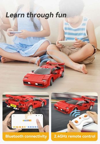 KLOCKI CADA AUTO SPORTOWE STEROWANE RC 1:20 RED SHADOW 328 EL. DUAL MODE na Arena.pl