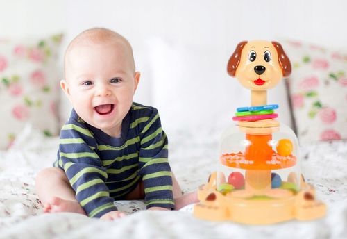 BĄCZEK SPINNER DLA DZIECI PIESEK Z KULECZKAMI ZABAWKA WIRUJĄCA DLA DZIECI na Arena.pl