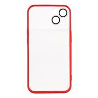 etui do iphone 13 w393 bezbarwny z czerwonym