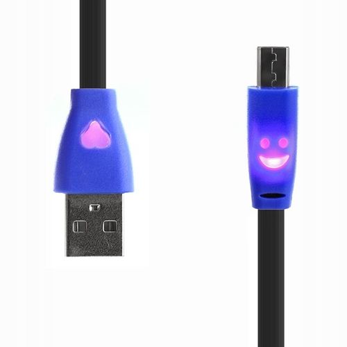 Kabel Micro USB Świecący 1m Ładowarka do samochodu na Arena.pl