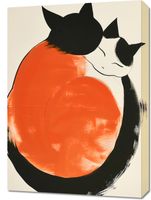 Obraz 50x70cm Yin i Yang Kotów