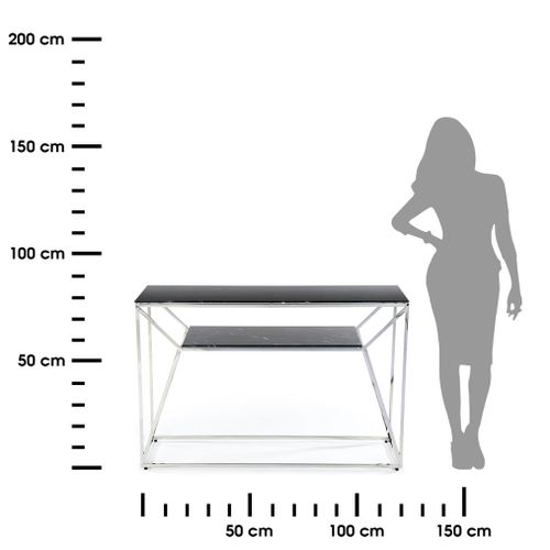 Konsola Farasin Silver Black 120 cm na Arena.pl