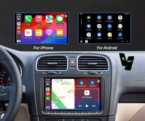 RADIO 9'' 4GB/64GB ANDROID 15 GOLF V VI PASSAT B6 B7 SEAT SKODA na Arena.pl