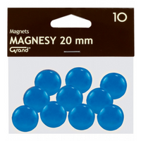 MAGNESY 20MM 10 SZT NIEBIESKIE GRAND