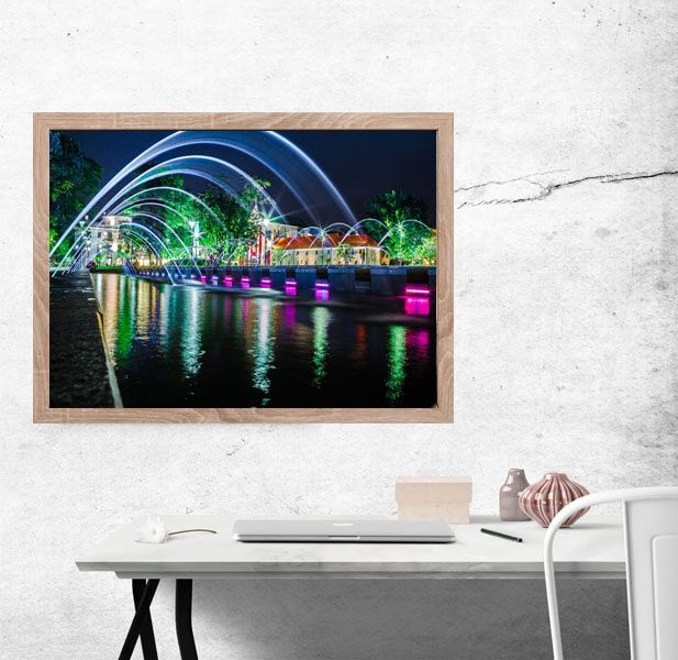 Kolory miasta  - plakat premium 100x70 cm zdjęcie 2