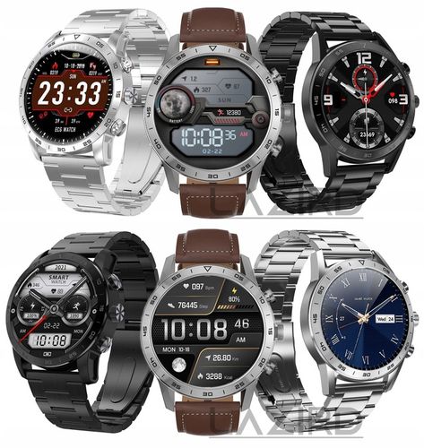 SMARTWATCH ZEGAREK 454x454 PL EKG INDUKCJA ROZMOWY na Arena.pl