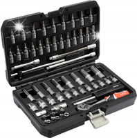 YATO ZESTAW NARZĘDZIOWY KLUCZE NASADOWE 1/4" KPL 56 SZT. + TORBA