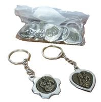 brelok metalowy św. krzysztof 10 szt.