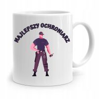 Dla Ochroniarza Stróża Kubek Najlepszy Ochroniarz Z Nadrukiem Ze Zdjęciem