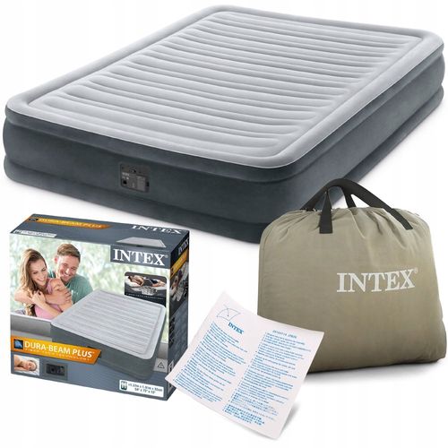 Materac dmuchany Air Bed Comfort-Plush Queen 203x152x33 cm Intex 67770 na Arena.pl
