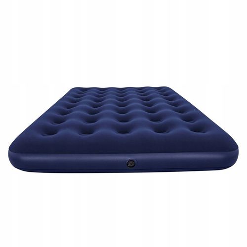Materac 2-osobowy Dmuchany Welurowy Turystyczny Łóżko 191x137x22cm + Pompka na Arena.pl