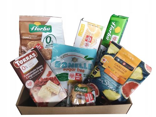 6 x CZEKOLADA BEZ CUKRU zestaw dla diabetyka PREZENT ŚWIĄTECZNY 6 czekolad na Arena.pl