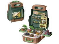 DLA DZIECI EKSCYTUJĄCY ZESTAW  DINOZAURÓW W PLECAKU