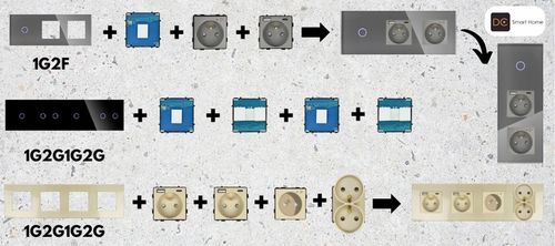 GNIAZDKO GNIAZDO SZKLANE Z BOLCEM PODWÓJNE GNIAZDKA KONTAKTY BIAŁE 1F na Arena.pl