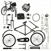 Metalowy model Rower do samodzielnego złożenia kolekcjonerski prezent