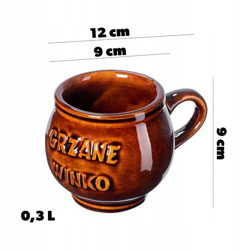 Kadax Kubki do Grzańca Wina z Uchem 300ml Zestaw na Arena.pl