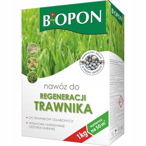 bopon - nawóz do regeneracji trawnika granulat 1kg na Arena.pl