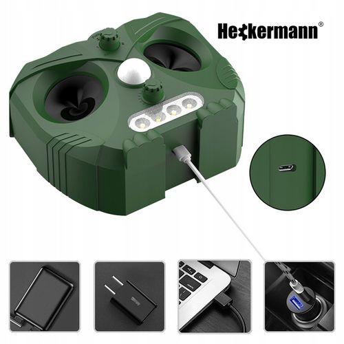 ODSTRASZACZ ULTRADŹWIĘKOWY ZWIERZĄT GRYZONI KOTÓW PSÓW DZIKÓW PTAKÓW na Arena.pl