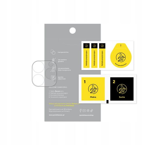 Szkło hartowane 9H BananLens na aparat do Apple iPhone 16 Pro na Arena.pl