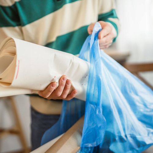 WORKI NA ŚMIECI 35L 15 SZT NIEBIESKIE DO SEGREGACJI NA ODPADY WYTRZYMAŁE na Arena.pl